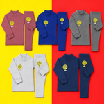 Load image into Gallery viewer, Explore Pack of 5 Thermals – five high-neck tops with matching tights