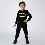 Load image into Gallery viewer, Batman Black Sweatshirt Set