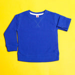 Load image into Gallery viewer, Royal Waffle-Knit Sweatshirt flat-lay