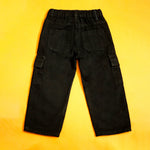 Load image into Gallery viewer, 6 Pocket Black Baggy Pants