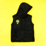 Load image into Gallery viewer, Black Sleeveless Fur Jacket