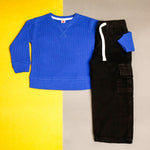 Load image into Gallery viewer, Royal Blue Denim Set