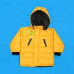Load image into Gallery viewer, Mustard Full Sleeves Puffer Jacket
