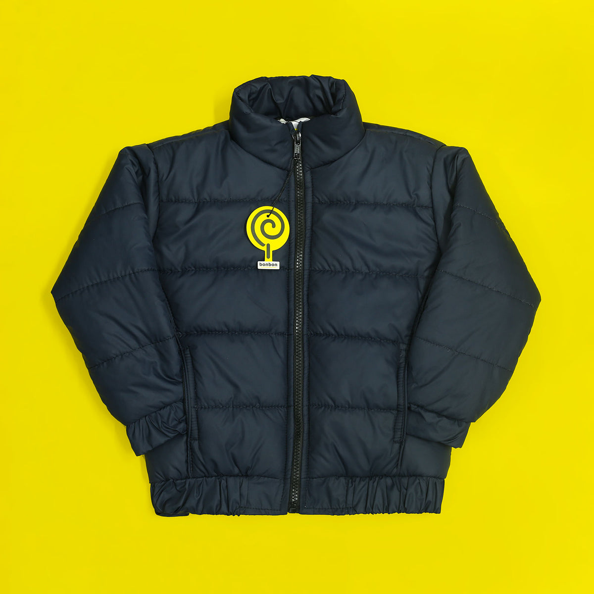 NAVY PUFF JACKET main image 0