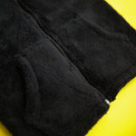Load image into Gallery viewer, Black Sleeveless Fur Jacket – photo 2