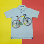 Load image into Gallery viewer, Cycle Sky-Blue Polo