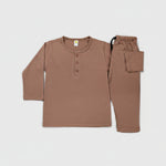 Load image into Gallery viewer, Muted Mocha Full-Sleeves PJ's