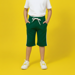 Load image into Gallery viewer, Green & White Shorts