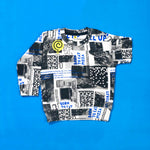 Load image into Gallery viewer, White All-Over Printed Sweatshirt