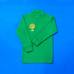 Load image into Gallery viewer, Kelly Green Thermal high-neck top