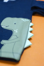Load image into Gallery viewer, Dino Navy & Moss Green Tracksuit