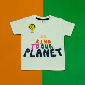 Be Kind To Our Planet Off-White Tee