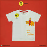 Load image into Gallery viewer, Let's Move Together Off-White Tee