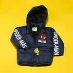 Load image into Gallery viewer, Marvel Navy Full Sleeves Puffer Jacket