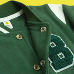 Load image into Gallery viewer, Green Varsity Jacket