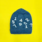 Load image into Gallery viewer, Numerical Faux Rabbit Fur Beanie 3-12 Mo