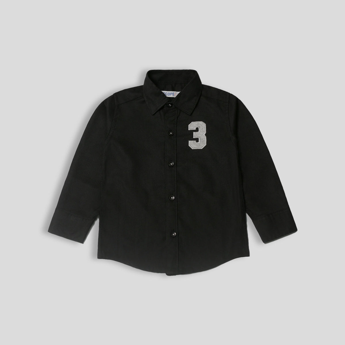Black casual shirt