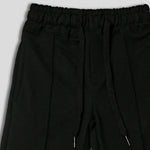 Load image into Gallery viewer, Black Wide-Leg Front Stitch Trouser