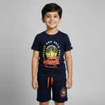 Load image into Gallery viewer, Sunsets Navy Twinset