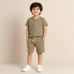 Load image into Gallery viewer, Desert Drift Stripe Henley Set