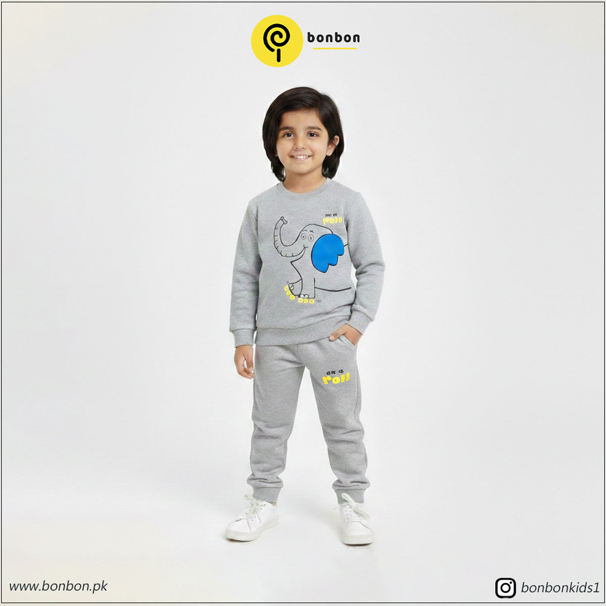 On a roll grey tracksuit