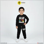 Load image into Gallery viewer, Dinosaurs Black Full-Sleeves PJ's