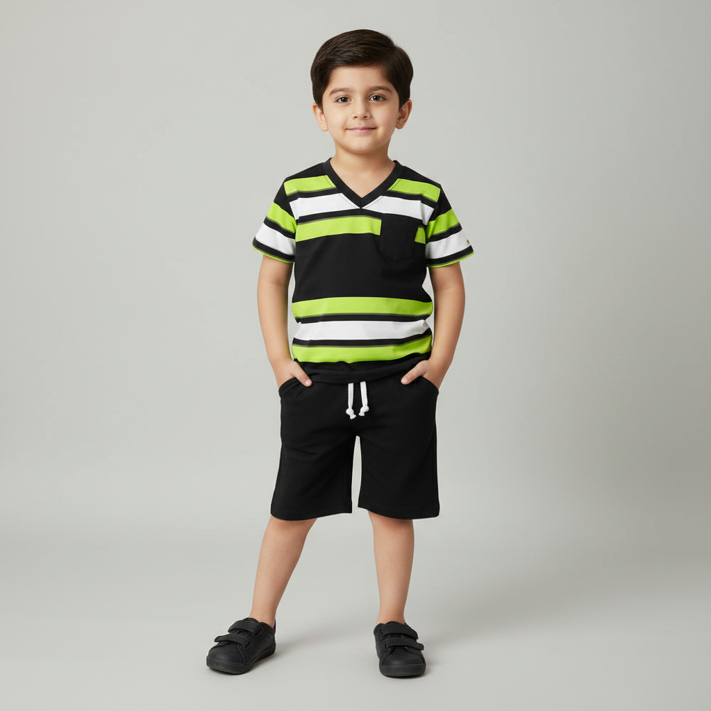 Neon striped _twinset_ee5fa8f8 4b5d 4ff0 9840 71cb95760fac
