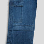 Load image into Gallery viewer, Dark Blue Cargo Pants