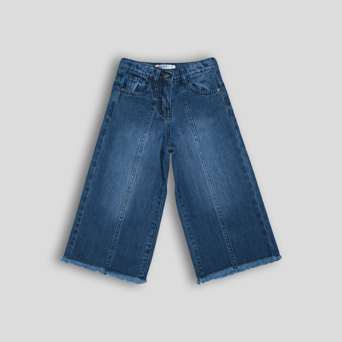 Mid blue wide pants