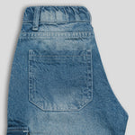Load image into Gallery viewer, Blue Cargo Pants