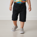 Load image into Gallery viewer, Jet Black 3Q Shorts