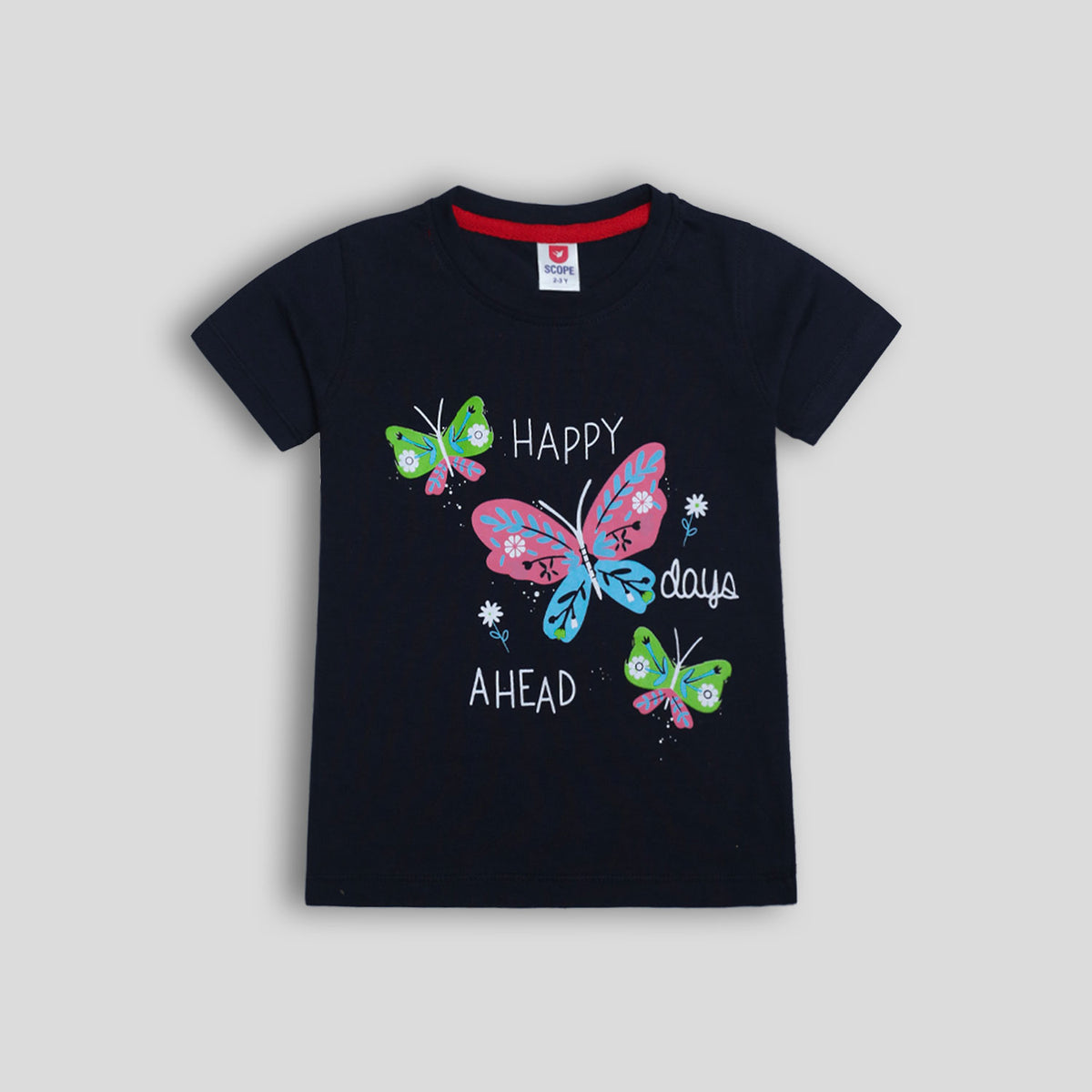 Happy days navy tee