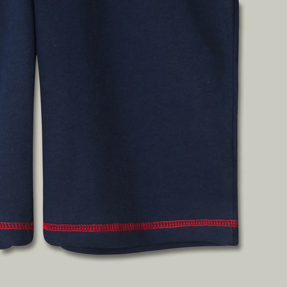 Navy red shorts
