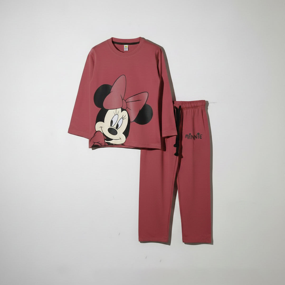 Minnie Bubble Gum Full-Sleeves PJ's