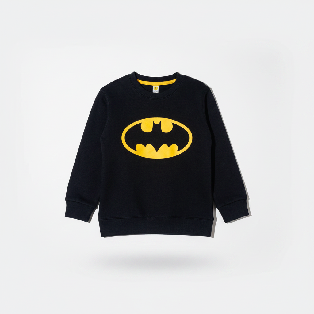 Batman Black Sweatshirt Set
