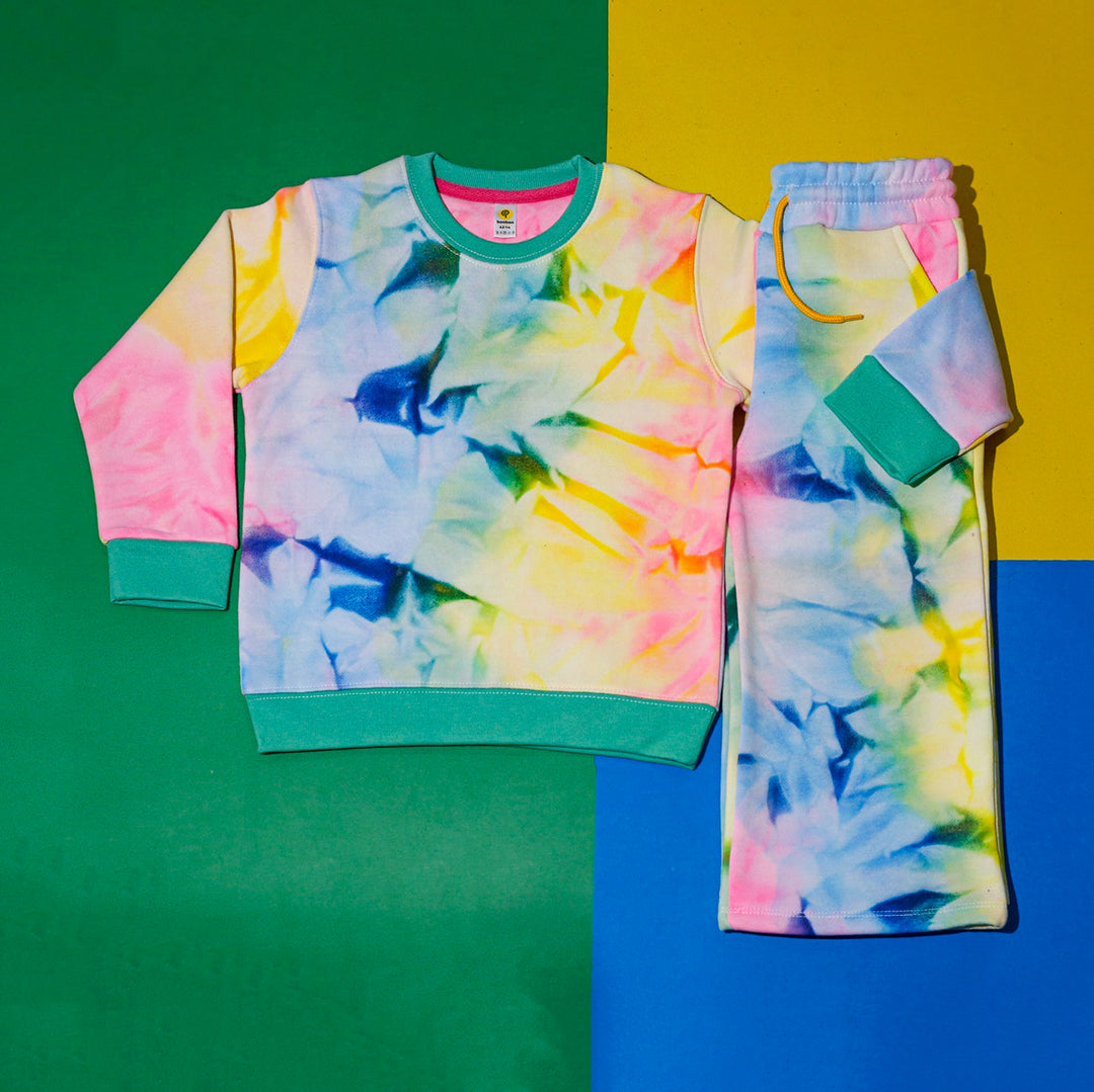 Tie-Dye Sweatshirt Set