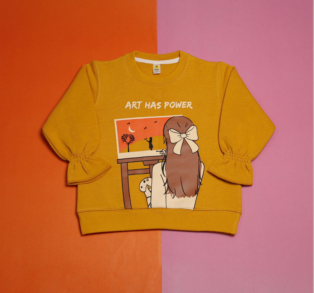 Art Has Power Sweatshirt Set