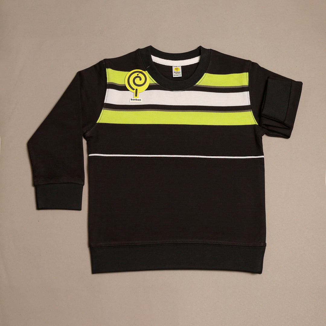 Neon Stripe Sweatshirt