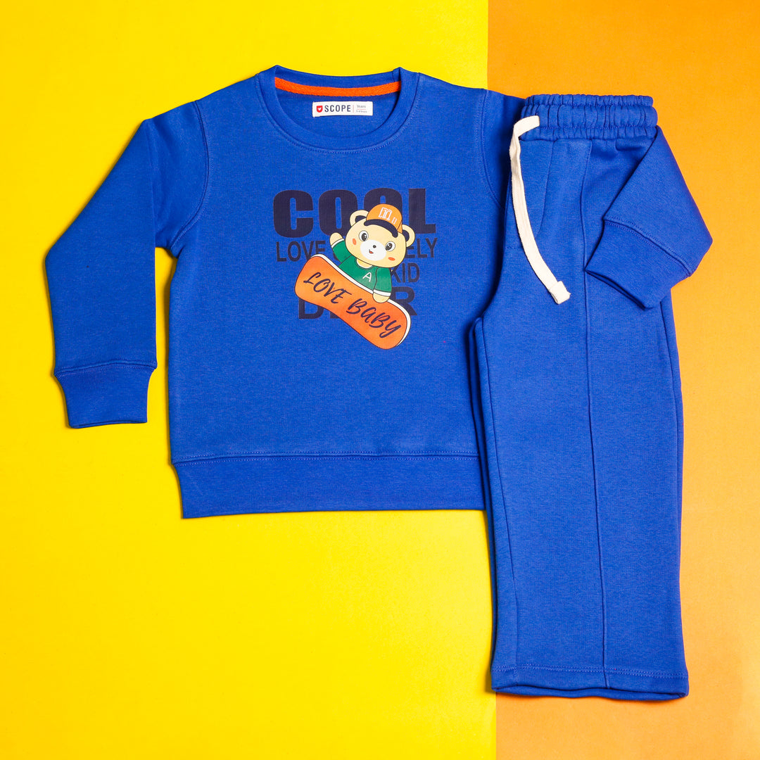 Skater Bear Royal Tracksuit