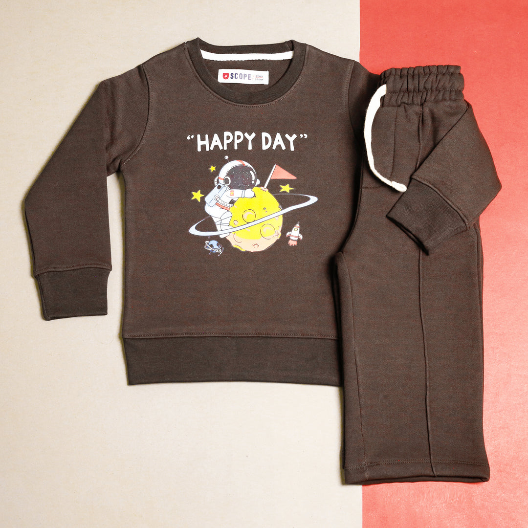 Moon Mission Brown Tracksuit
