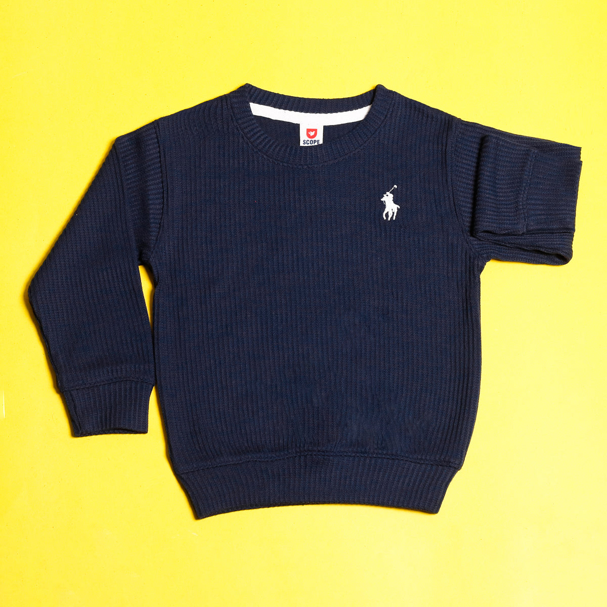 Polo club navy sweatshirt front view
