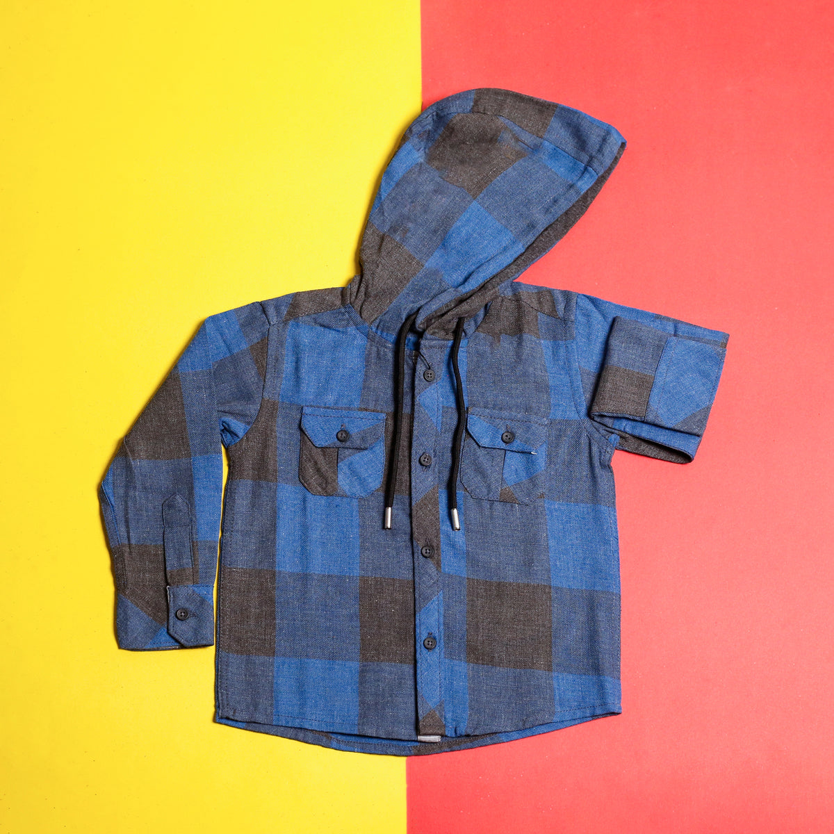Urban check denim set – photo 2