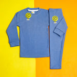 Load image into Gallery viewer, Smoke Blue Round Neck Thermal
