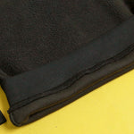 Load image into Gallery viewer, Black Sherpa Tracksuit – ribbed hem close-up
