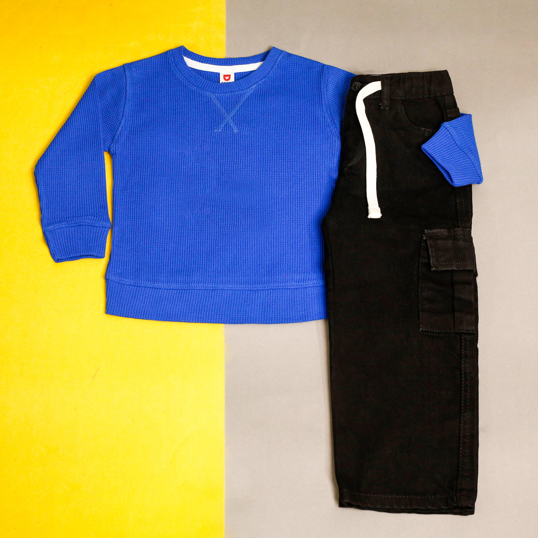 Royal Blue Denim Set