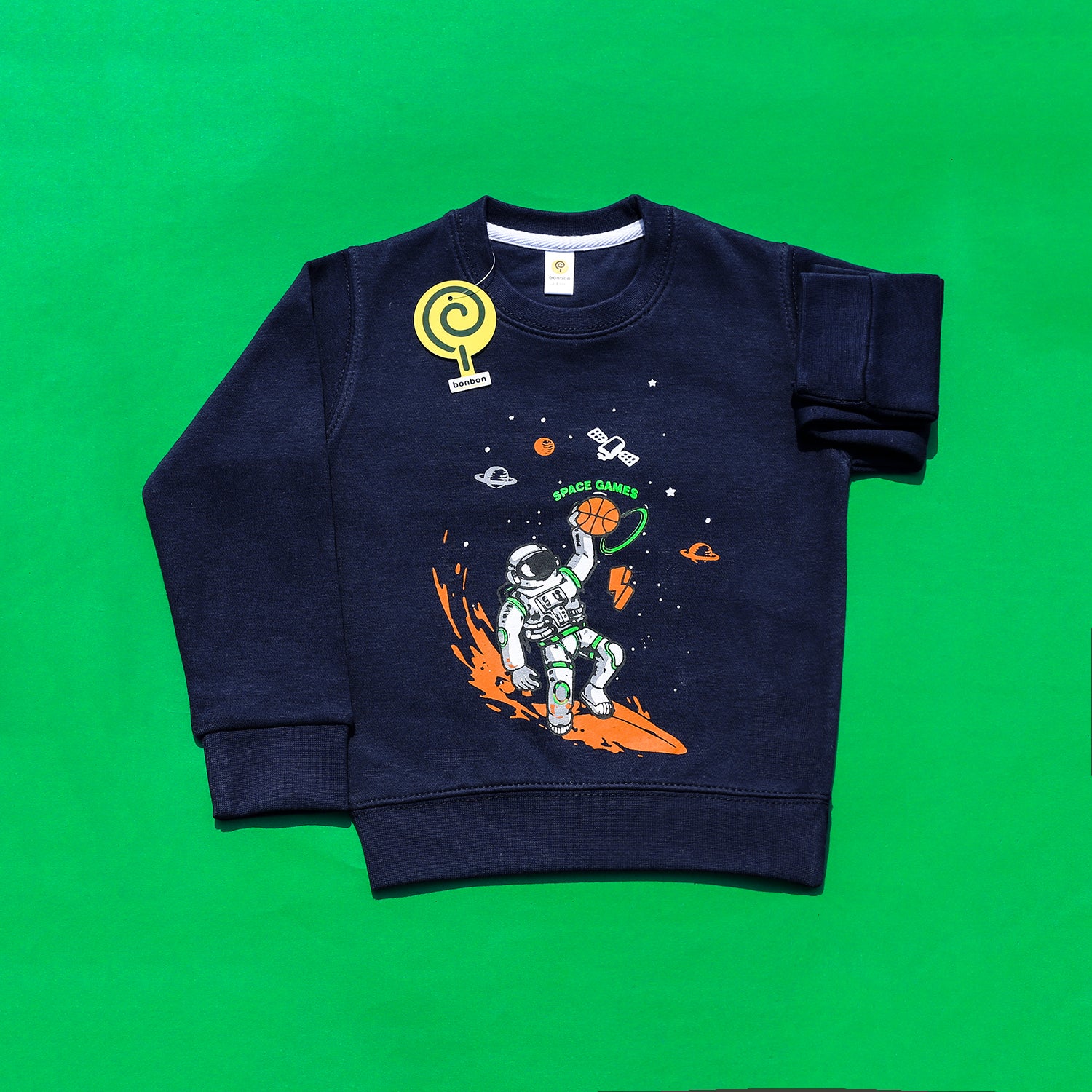 Space Games Navy Sweatshirt