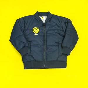 Navy Bomber Puffer Jacket