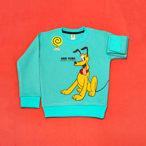Pluto Aqua Sweatshirt