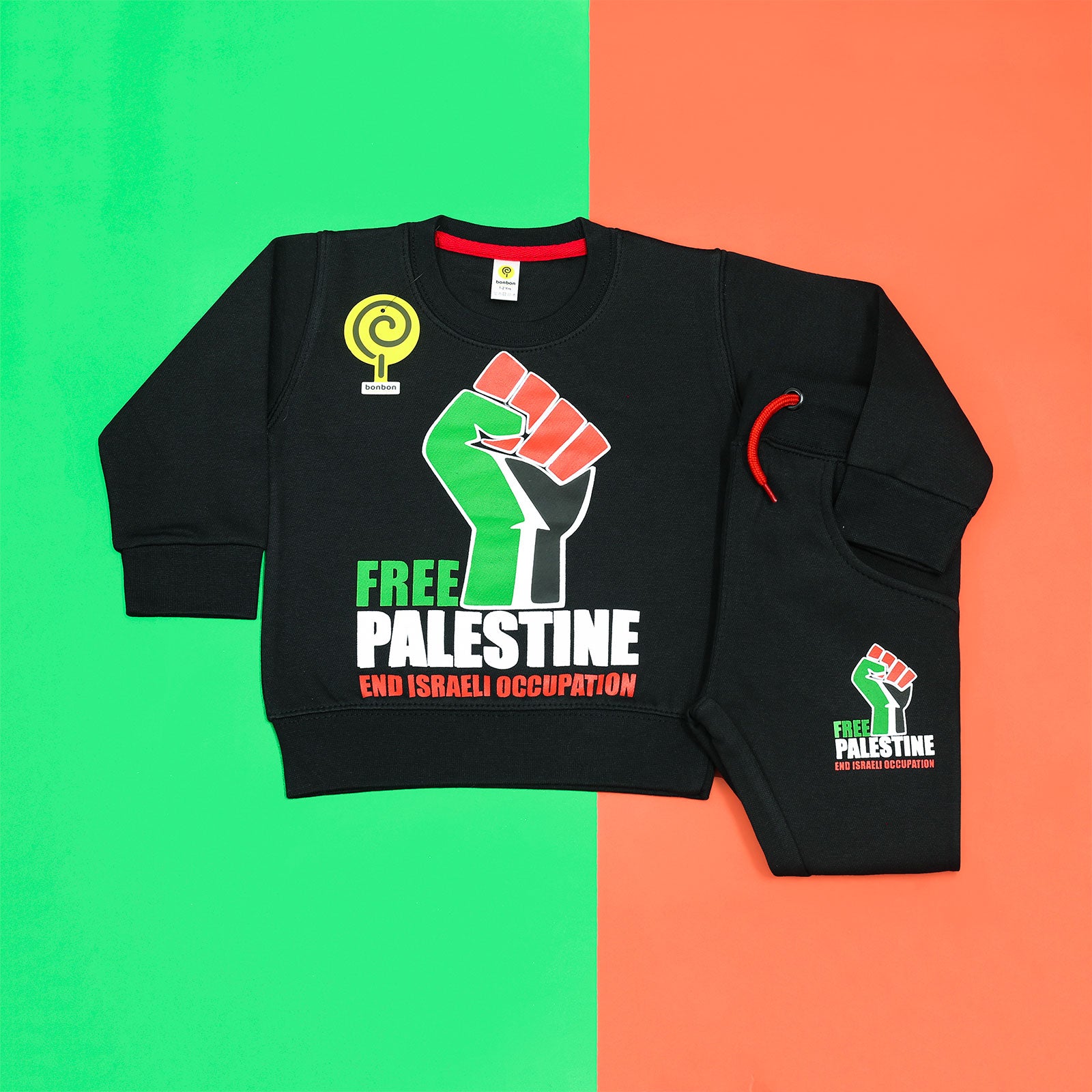 Palestine Black Tracksuit