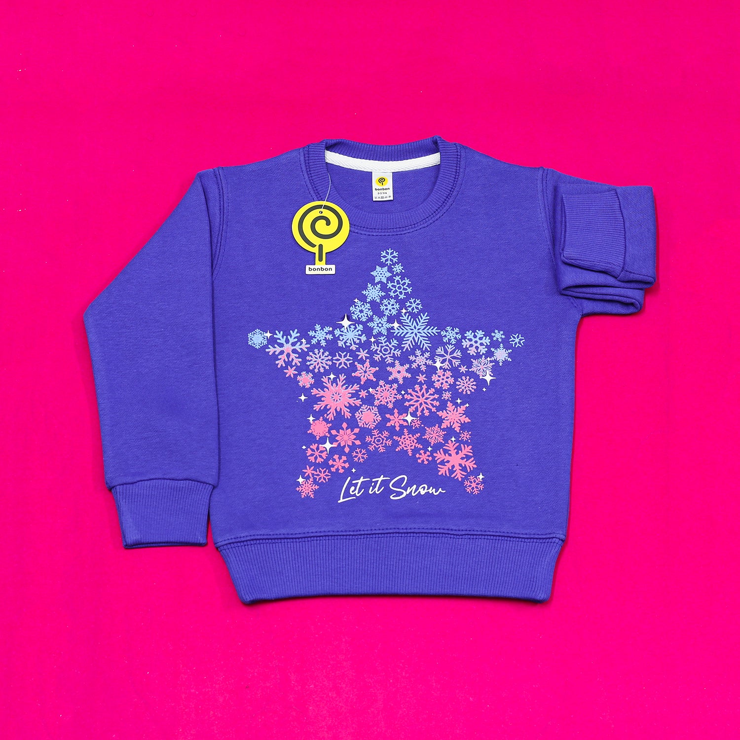 Let It Snow Purple Sweatshirt